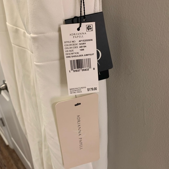 Adrianna Pappel white jumpsuit - Picture 4 of 5